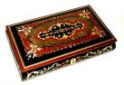 Vintage Italian Musical Jewelry Box with Intricate Inlay (large 1.18)