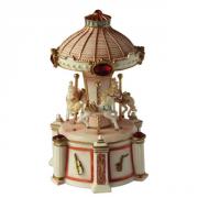 Lighted musical Carousel with Pillars