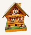 Small Swiss 2 Story musical Chalet by Jobin