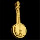 Door Knocker Brass Banjo