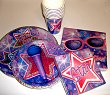 Party Paper Plates Rock Stars Full Service for 8