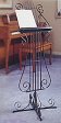 Music Stand - Decorative Wrought Iron Lyre Design