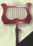 Music Stand - Wood - Lyre Design - in Two Finishes