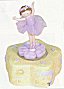 Music Box Ballerina in Purple