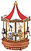 Victorian Musical Carousel  with Photo Frames