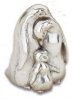 Silver Musical Figurine Penguin Family