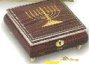 Judaica - Menorah Inlay with compartment (1.18)