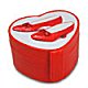 Wizard of Oz Ruby Slippers Musical Heart  Box with Pin