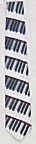 Ties Piano Keyboard horizontal pattern