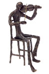 Bronze Violinist (Forward Low)