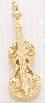 Charms 14K Cello (ornate)