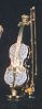 Jeweled Sculpture Violin