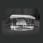 Crystal Piano Cube Figurine 