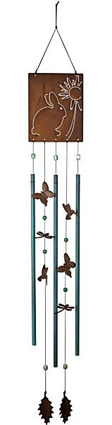 Woodstock Victorian Garden Wind Chime - Rabbit 