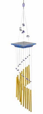 Woodstock Wind Chimes Lapis Spiral